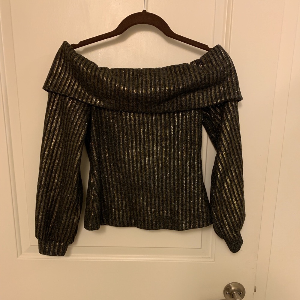 Bcbg off the shoulder sweater